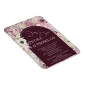 Elegant Mahogany Floral Arch Zomer Vrijgezellenfee Magneet (Rechterzijde)