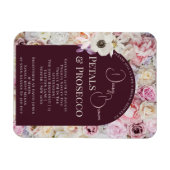 Elegant Mahogany Floral Arch Zomer Vrijgezellenfee Magneet (Horizontaal)