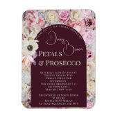 Elegant Mahogany Floral Arch Zomer Vrijgezellenfee Magneet (Verticaal)