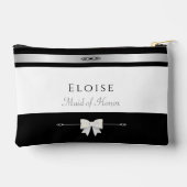 Elegant Maid of Honor Gift | Luxury Wedding Makeup Etui (Achterkant)