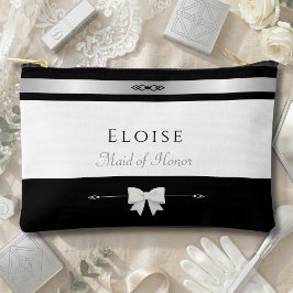Elegant Maid of Honor Gift | Luxury Wedding Makeup Etui