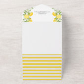 Elegant Main Squeeze Vrijgezellenfeest All In One Uitnodiging (Buitenkant)