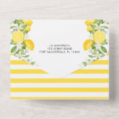 Elegant Main Squeeze Vrijgezellenfeest All In One Uitnodiging (Achterkant)