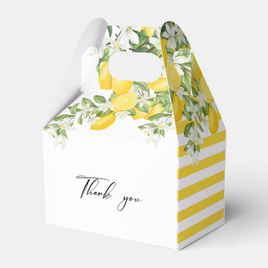 Elegant Main Squeeze Vrijgezellenfeest Favor Box Bedankdoosjes (Achterkant)