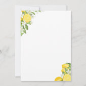 Elegant Main Squeeze Vrijgezellenfeest Kaart (Achterkant)