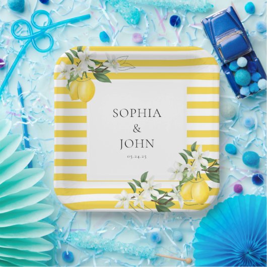 Elegant Main Squeeze Vrijgezellenfeest Papieren Bordje (Feest)