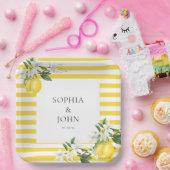 Elegant Main Squeeze Vrijgezellenfeest Papieren Bordje (Feest)