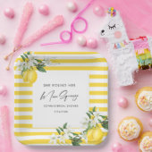 Elegant Main Squeeze Vrijgezellenfeest Papieren Bordje (Feest)