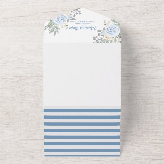 Elegant Main Squeeze Winter Vrijgezellenfeest All In One Uitnodiging (Buitenkant)