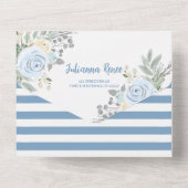 Elegant Main Squeeze Winter Vrijgezellenfeest All In One Uitnodiging (Achterkant)