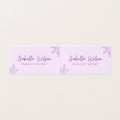 Elegant make-up artist Visitekaartje (Binnenkant ongevouwen)