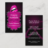 Elegant Makeup Artist Visitekaartje (Voorkant / Achterkant)