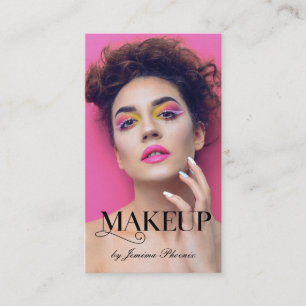 Elegant Makeup Full Photo Makeup Artist Visitekaartje