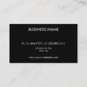 Elegant Makeup kunstenaar Cosmetoloog Visitekaartje (Achterkant)