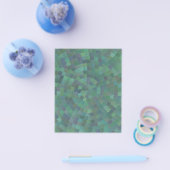 Elegant Malachite Green Geometric Pattern Flyer (Enkel)