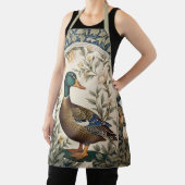 Elegant Mallard Duck William Morris Inspired  Schort (Insitu)