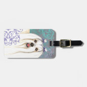 Elegant Maltese Bagagelabel (Voorkant horizontaal)