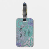 Elegant Maltese Bagagelabel (Achterkant verticaal)