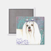 Elegant Maltese Magneet (Voorkant / Achterkant)