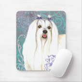 Elegant Maltese Muismat (Met muis)