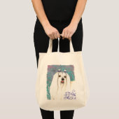 Elegant Maltese Tote Bag (Voorkant (product))