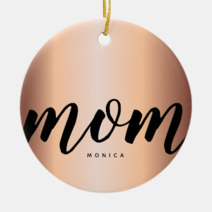Elegant mam Modern Minimalist Faux Roos Gold Keramisch Ornament
