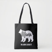 Elegant Mama beer gepersonaliseerd Tote Bag (Voorkant)