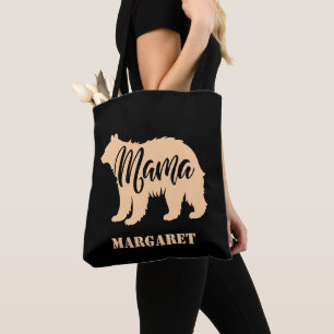 Elegant Mama beer gepersonaliseerd Tote Bag