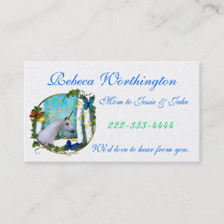 Elegant mammie Calling Card Contactkaartje