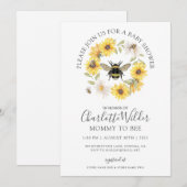 Elegant mammie om Baby shower uit te nodigen Kaart (Voorkant / Achterkant)