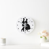 Elegant Man en dameskousen Ronde Klok (Huis)