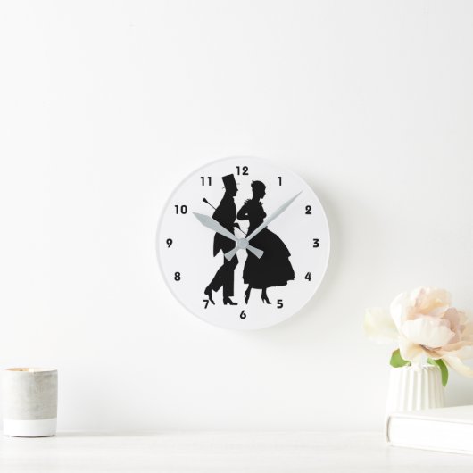 Elegant Man en dameskousen Ronde Klok (Huis)