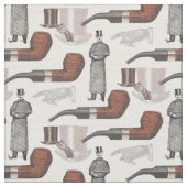 Elegant Man in bovenste warmteredro Stof (Swatch)