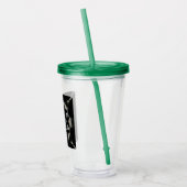 Elegant Mandala Acryl Drinkbeker (Links)