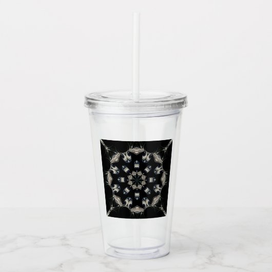 Elegant Mandala Acryl Drinkbeker (Voorkant)
