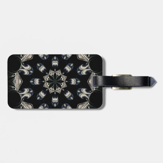 Elegant Mandala Bagagelabel (Achterkant horizontaal)