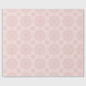 Elegant Mandala Blush Roos Gold Cadeaupapier (Vlak)