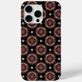Elegant Mandala Boho Bloemenpatroon iPhone 15 Pro Max Hoesje