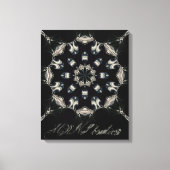 Elegant Mandala Canvas Afdruk (Voorkant)