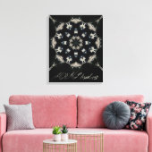 Elegant Mandala Canvas Afdruk (Insitu (Woonkamer))