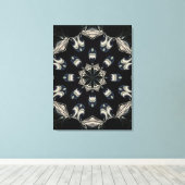 Elegant Mandala Canvas Afdruk (Insitu (Houten vloer))
