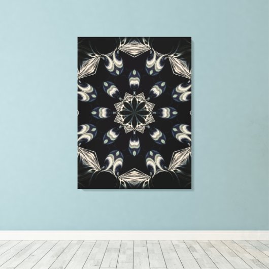 Elegant Mandala Canvas Afdruk (Insitu (Houten vloer))