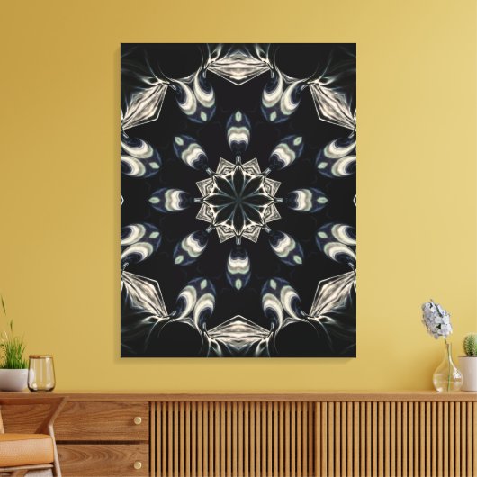 Elegant Mandala Canvas Afdruk (Insitu (Woonkamer))