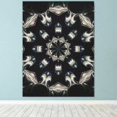 Elegant Mandala Canvas Afdruk (Insitu (Houten vloer))