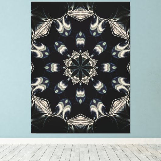 Elegant Mandala Canvas Afdruk (Insitu (Houten vloer))