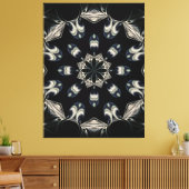 Elegant Mandala Canvas Afdruk (Insitu (Woonkamer))