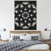 Elegant Mandala Canvas Afdruk (Insitu (Slaapkamer))