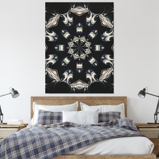 Elegant Mandala Canvas Afdruk (Insitu (Slaapkamer))