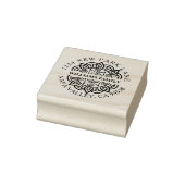 Elegant Mandala familie retour adres Rubber stempe Rubberstempel (Stempel)