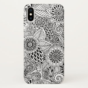 elegant mandala florpatroon iPhone x hoesje